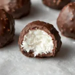 3-Ingredient Chocolate Coconut Balls - featured image
