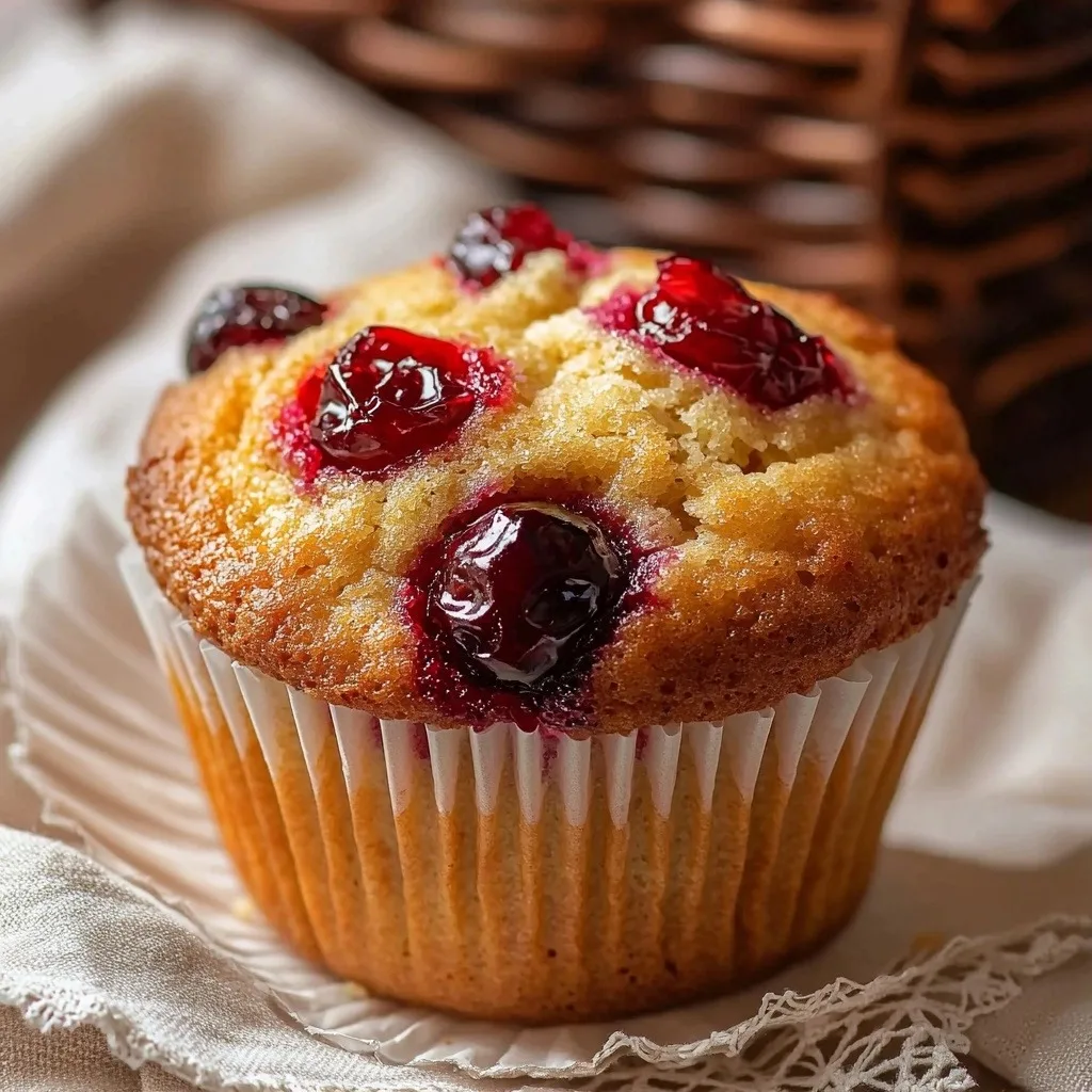 Cranberry Orange Muffins - step by step