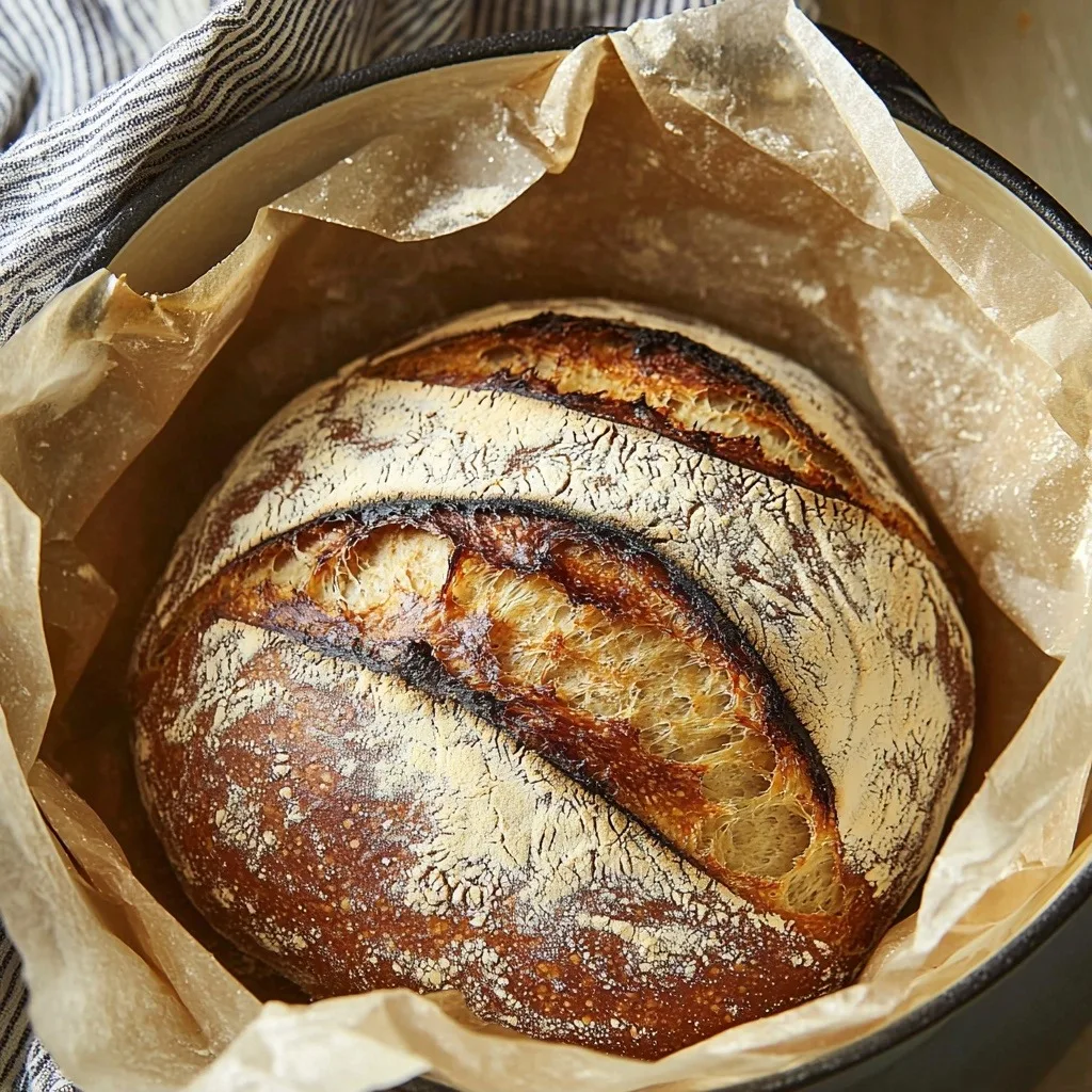 Easy Sourdough Artisan Bread Recipe (Ready in 1 Day) - step by step
