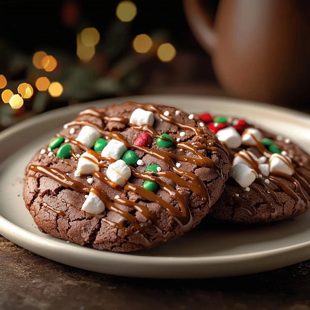 Hot Chocolate Cookies - step by step