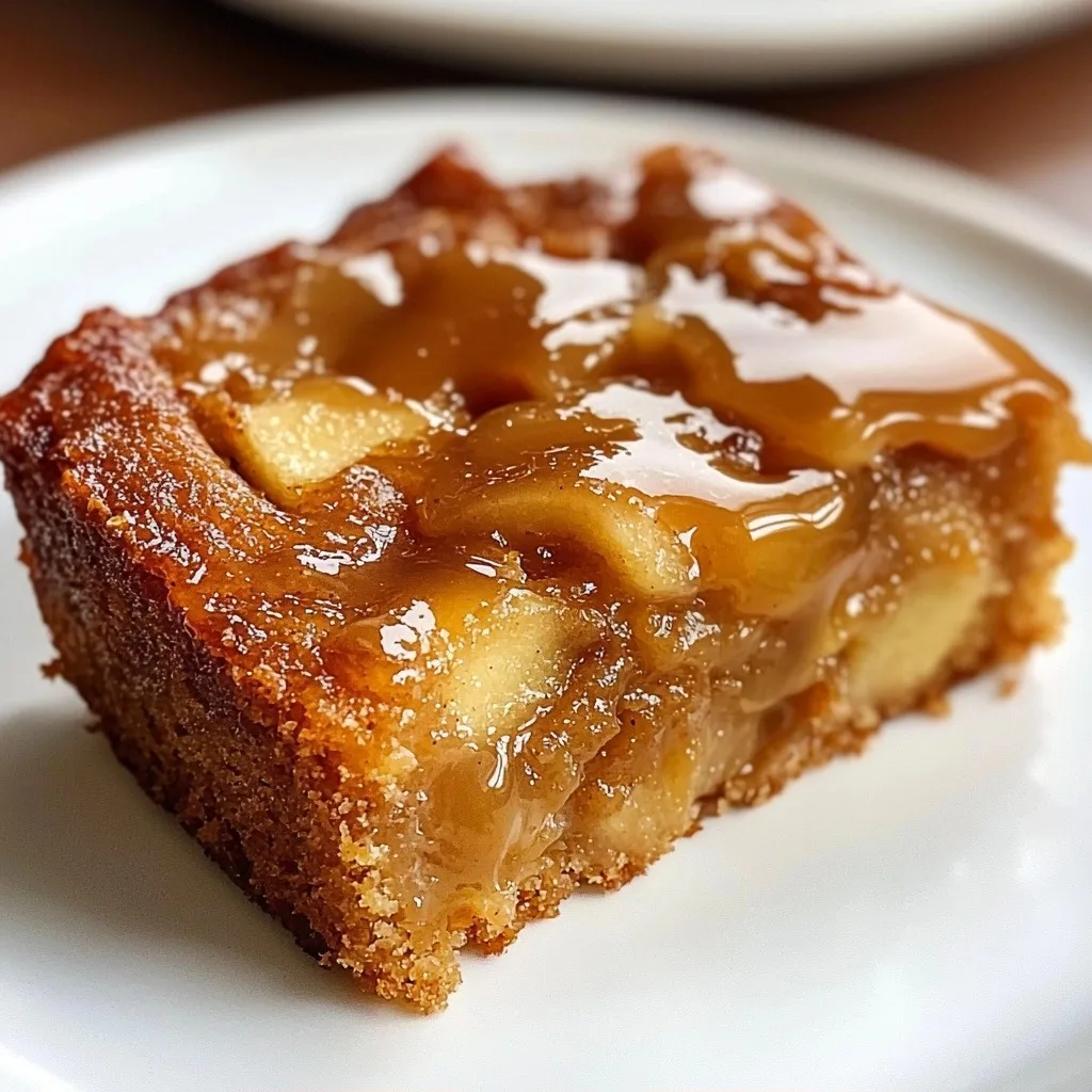 Apple Pecan Cake - step by step