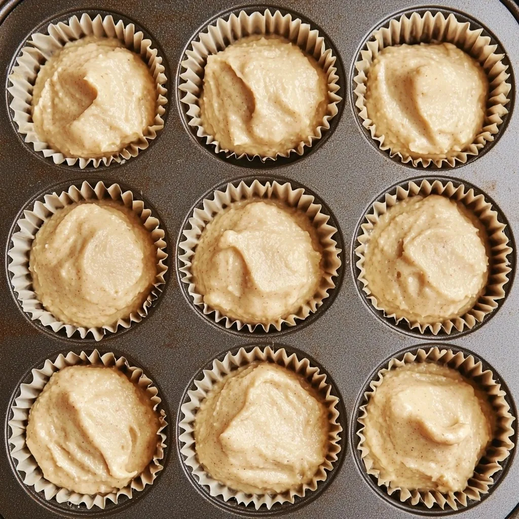 Spiced Apple Cupcakes - step by step