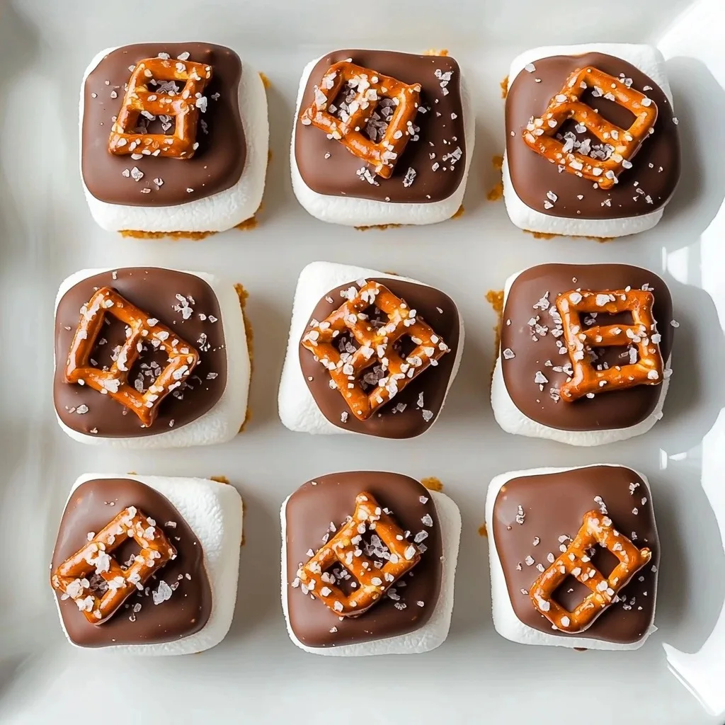 S'mores Pretzel Bites - finished dish