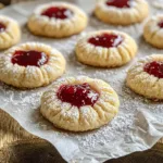 Lemon Cookies with Raspberry Curd - featured image