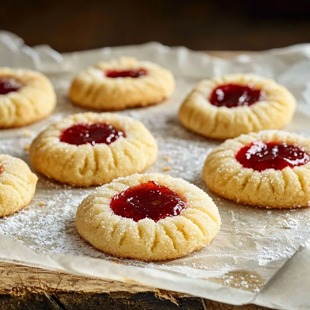 Lemon Cookies with Raspberry Curd - step by step