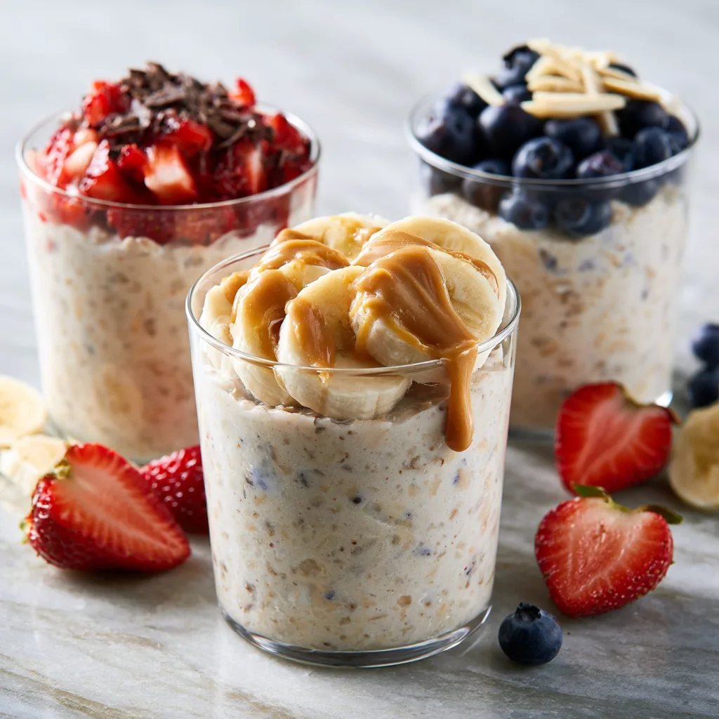 Protein Overnight Oats - step by step