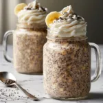 Banana Chia Protein Overnight Oats Recipe