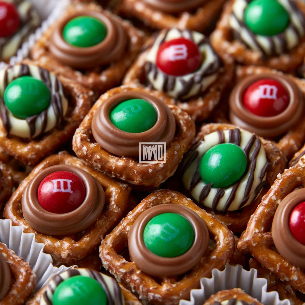 Christmas Pretzel Hugs